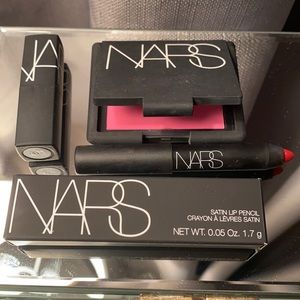 Nars makeup set -like new-blush 3 lip color